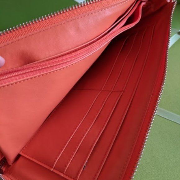 Ballerina Jewelers Bright Orange Clutch - Picture 3 of 6